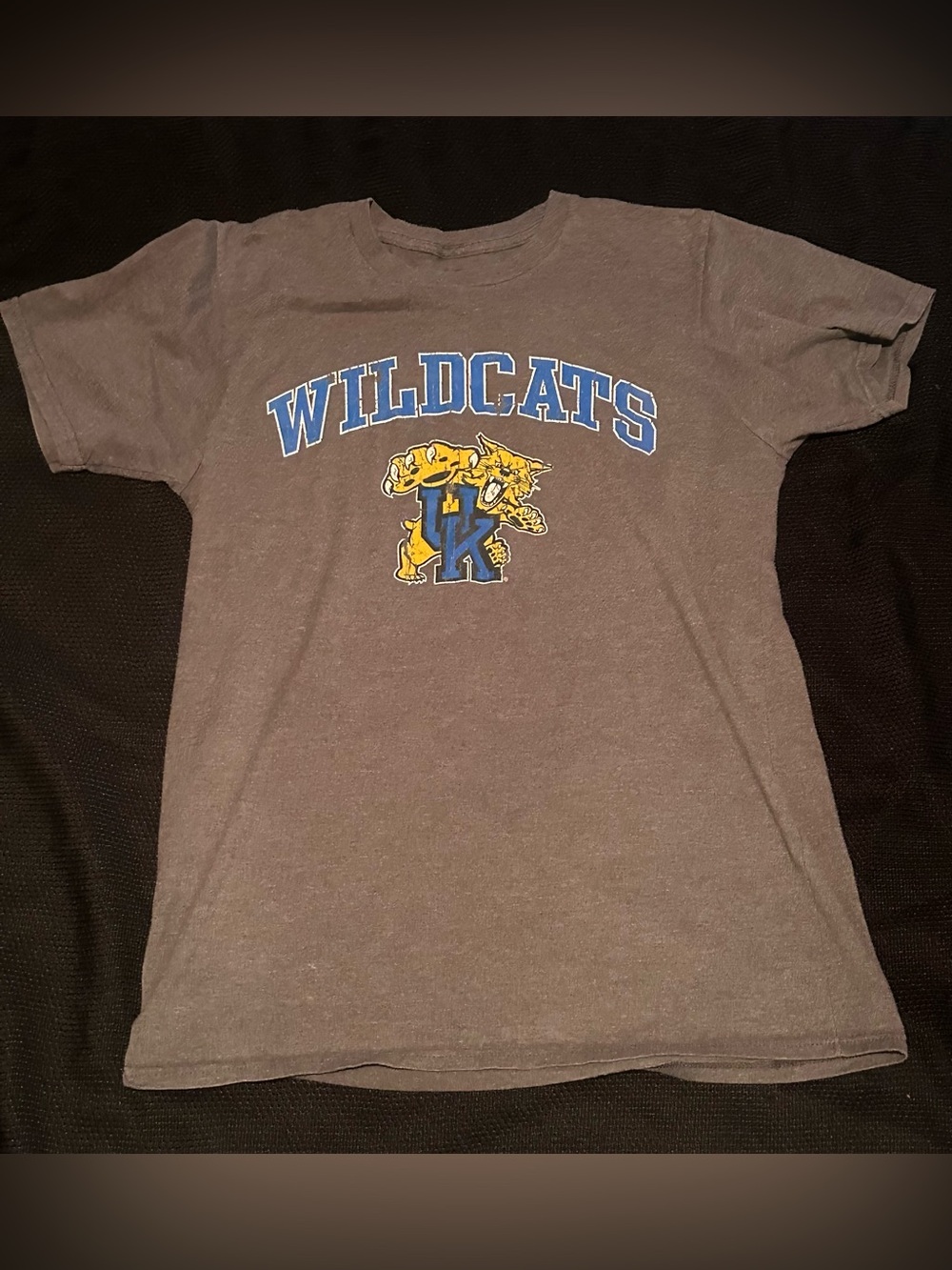 Knights Apparel Gray T‑Shirt with Blue Lettering